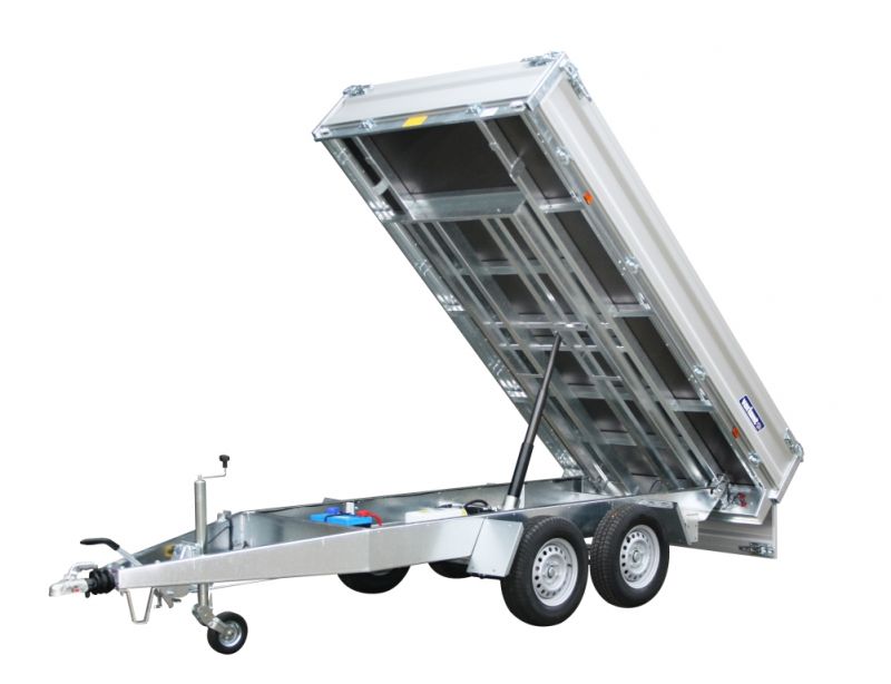 Variant PKW Anhänger Heckkipper 2717 T3, 2700 kg, Ladeflächeca. 3,20 x 1,68 m – elektrische Pumpe