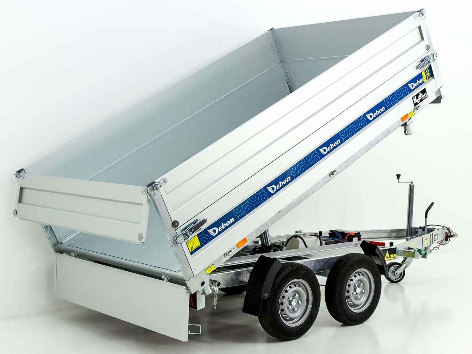 Debon Dreiseitenkipper 180×306 2,6t|E-Pumpe|BWA