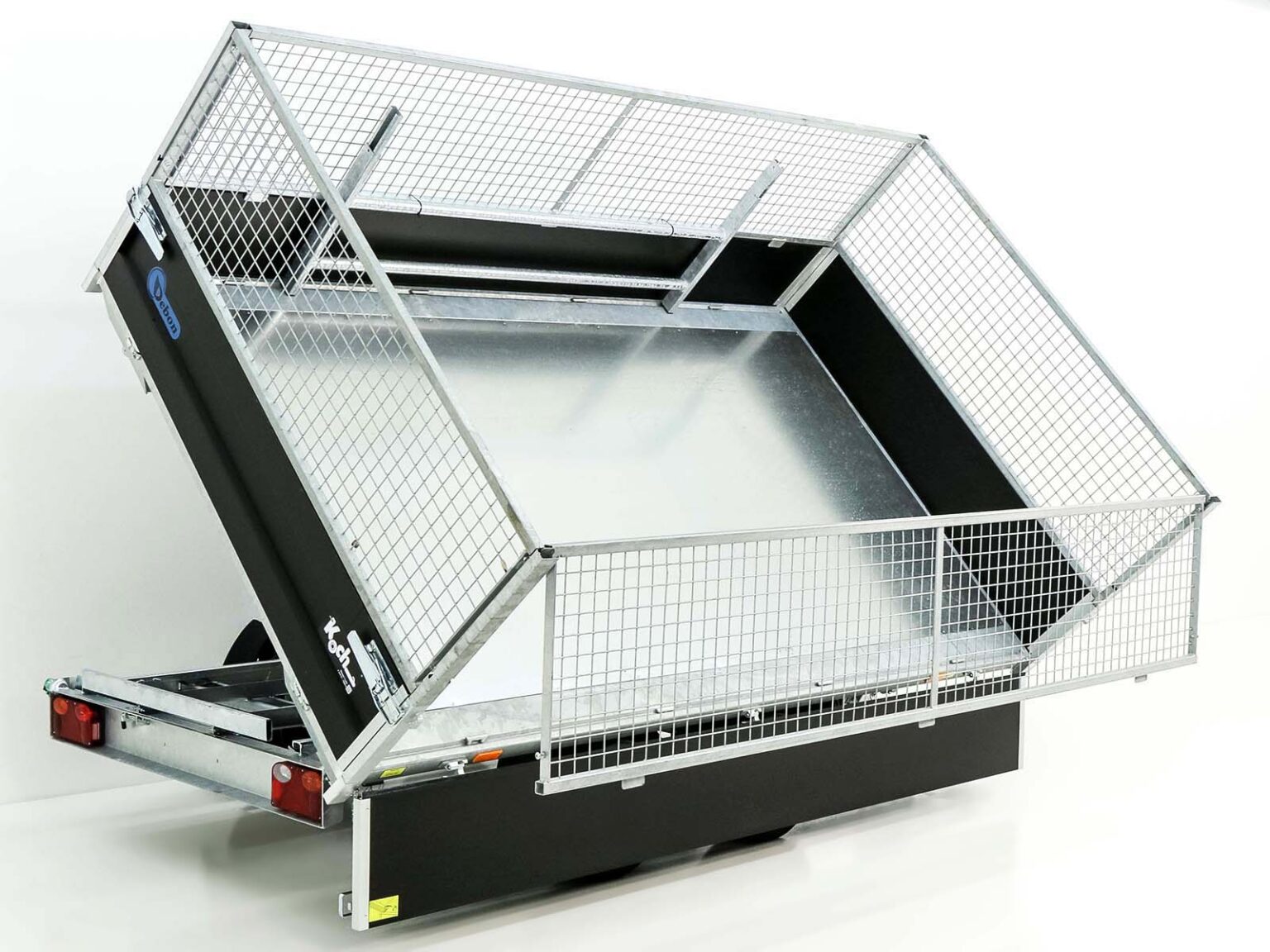 Debon Dreiseitenkipper 180×324 3,5t|Black Edition |Gitter