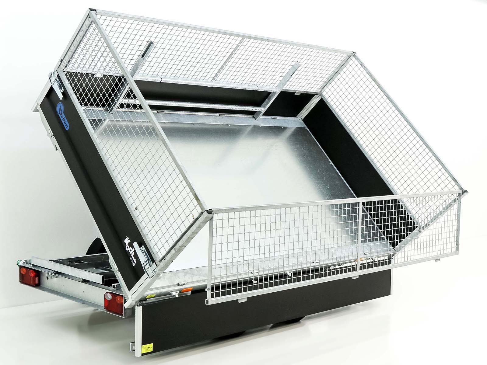 Debon Dreiseitenkipper 180×324 3,5t|Black Edition |Gitter
