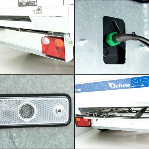 Debon Dreiseitenkipper 180×306 2,6t|E-Pumpe|BWA