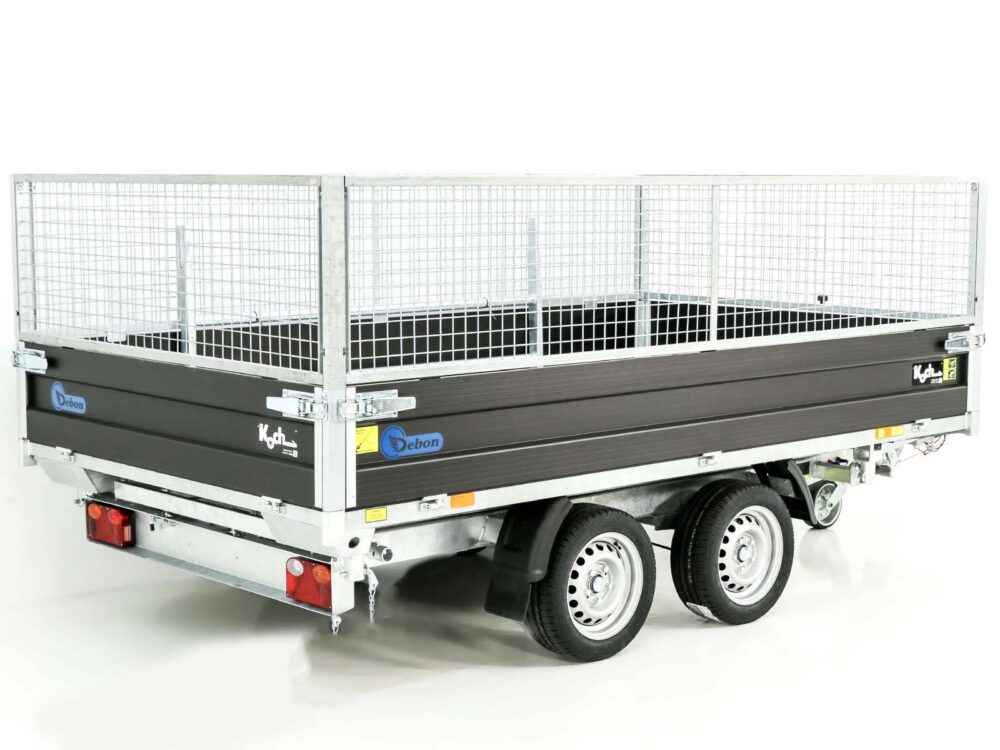 Debon Dreiseitenkipper 180×324 3,5t|Black Edition |Gitter