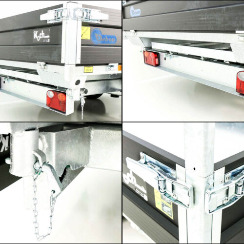 Debon Dreiseitenkipper 180×324 3,5t|Black Edition |Gitter