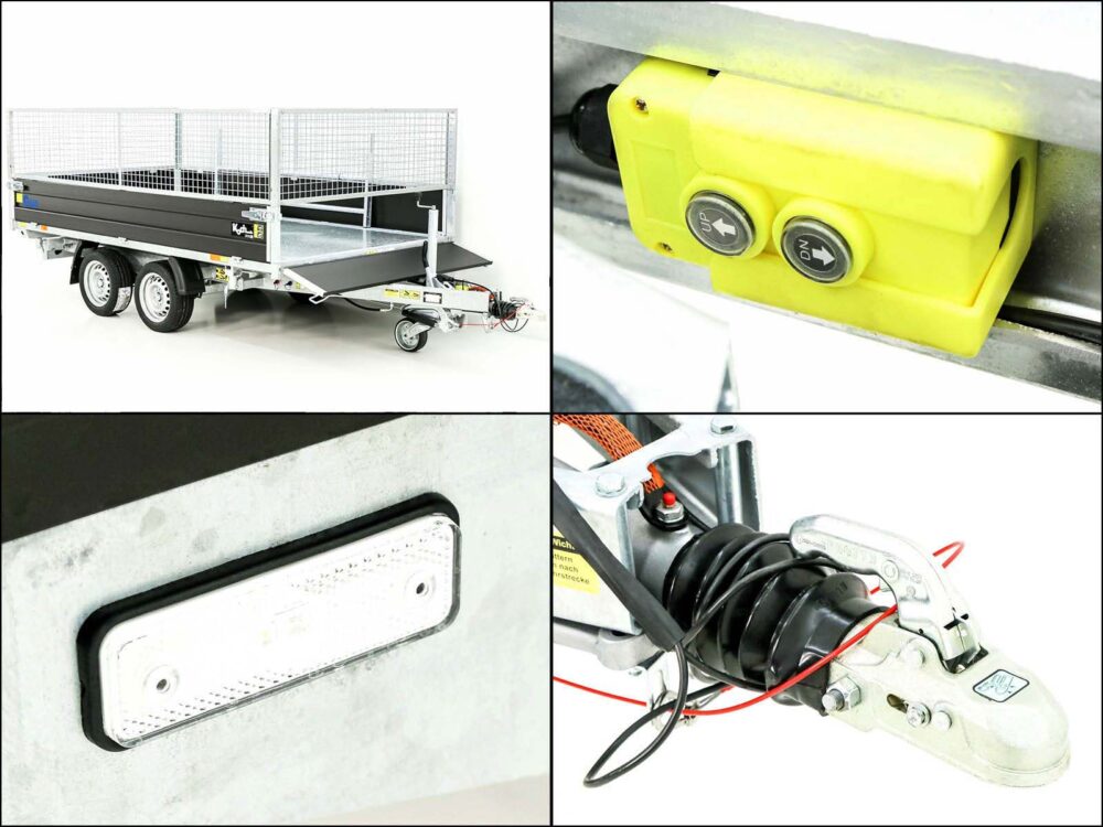 Debon Dreiseitenkipper 180×324 3,5t|Black Edition |Gitter