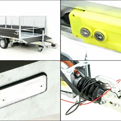 Debon Dreiseitenkipper 180×324 3,5t|Black Edition |Gitter