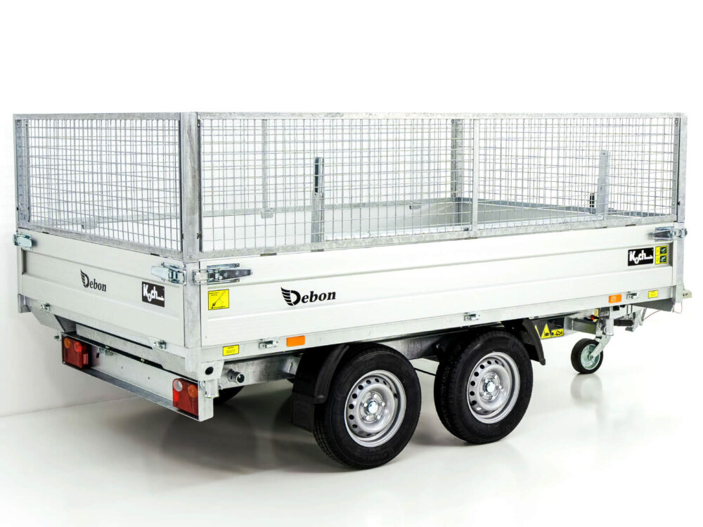 Debon Dreiseitenkipper DDK 180×306 2,6t|E-Pumpe|Gitter|Aktion