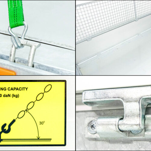 Debon Dreiseitenkipper DDK 180×306 2,6t|E-Pumpe|Gitter|Aktion