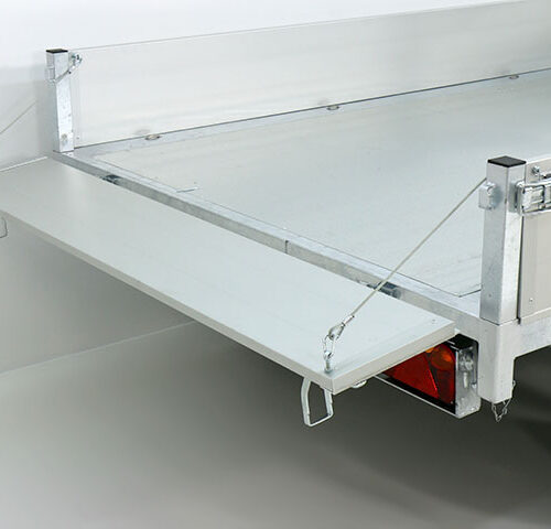 Debon Dreiseitenkipper DDK 180×306 2,6t|E-Pumpe|Rampen|Stützen