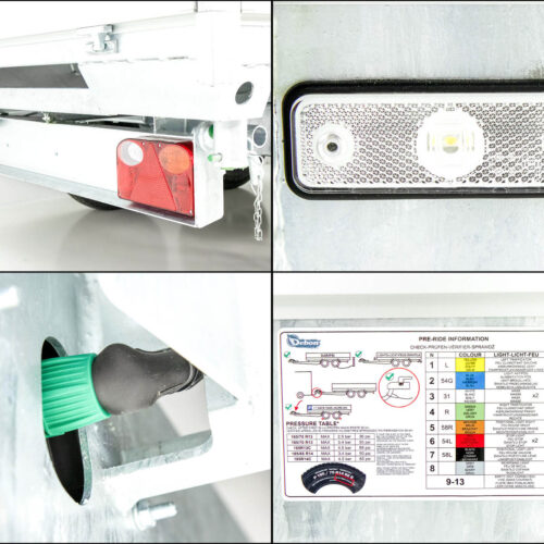 Debon Dreiseitenkipper DDK 180×360 3,5t|E-Pumpe||Aktion