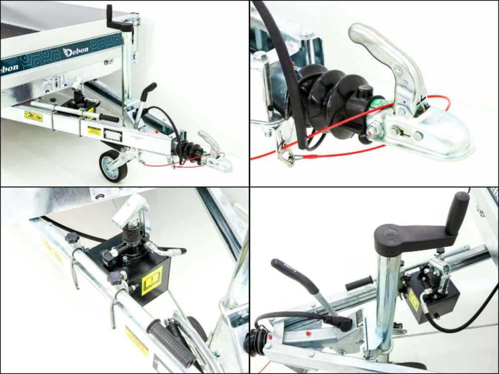 Debon Heckkipper DK 150x250cm 1,3t|Hand-Pumpe|Aktion