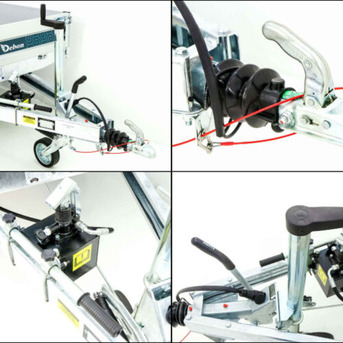 Debon Heckkipper DK 150x250cm 1,3t|Hand-Pumpe|Aktion