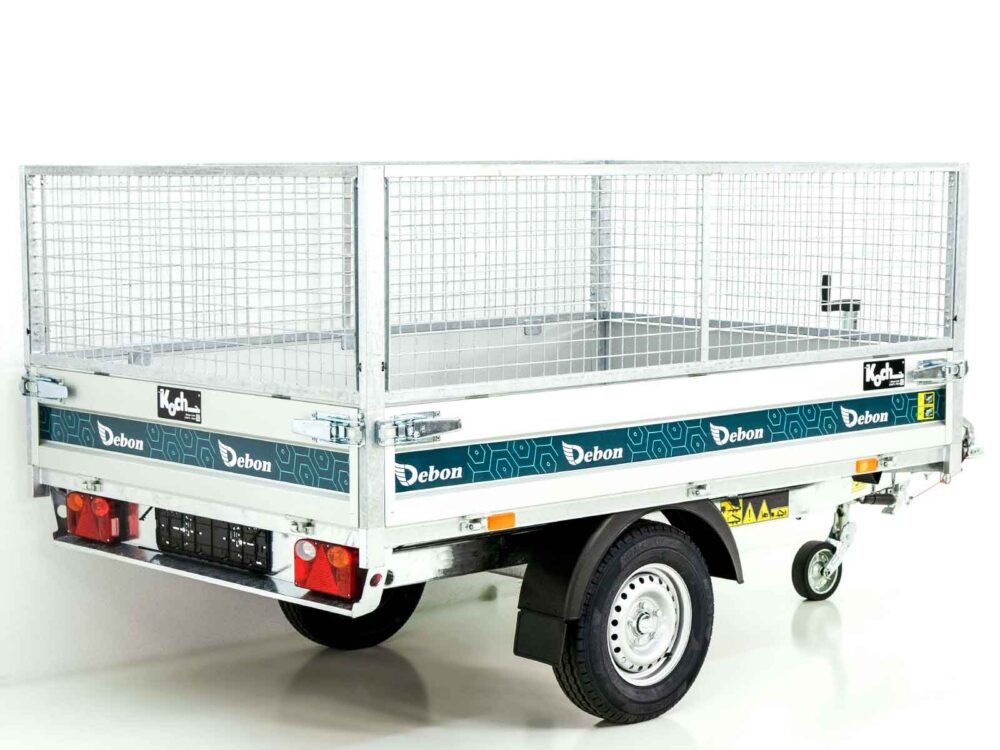 Debon Heckkipper DK 150x250cm 1,3t|Hand-Pumpe|Gitter|Aktion