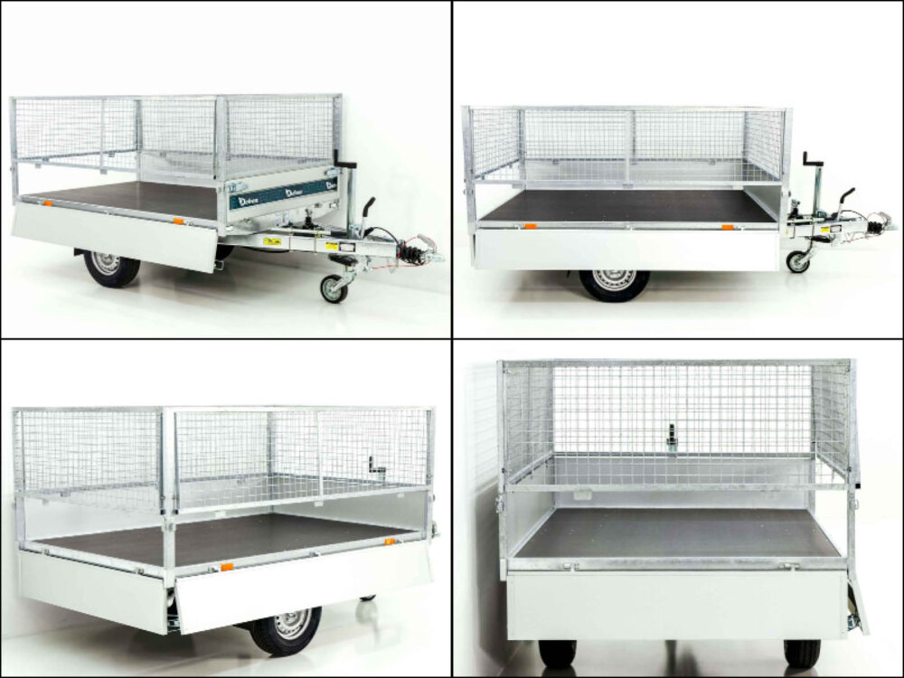 Debon Heckkipper DK 150x250cm 1,3t|Hand-Pumpe|Gitter|Aktion