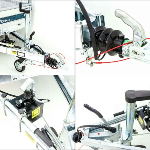 Debon Heckkipper DK 150x250cm 1,3t|Hand-Pumpe|Gitter|Aktion