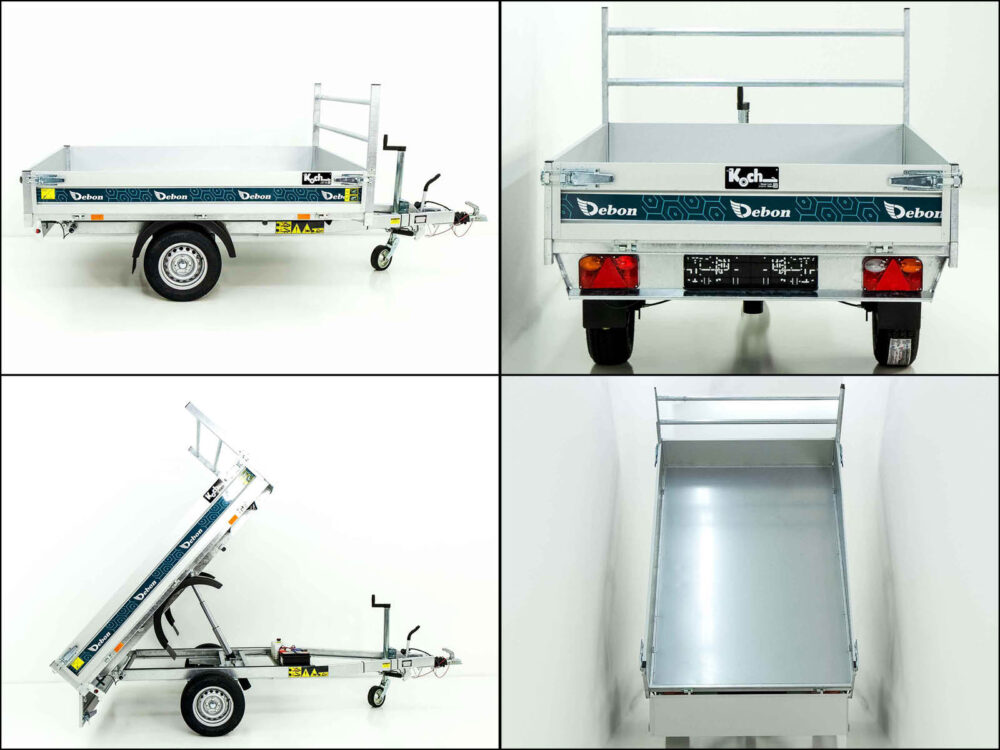 Debon Heckkipper DK 150x250cm 1,5t|E-Pumpe|Aktion