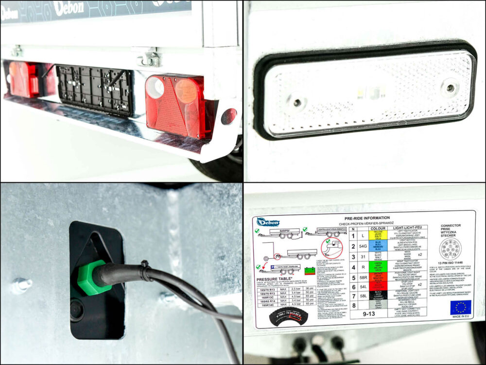 Debon Heckkipper DK 150x250cm 1,5t|E-Pumpe|Aktion