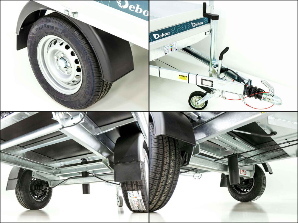 Debon Heckkipper DK 150x250cm 1,5t|E-Pumpe|Aktion