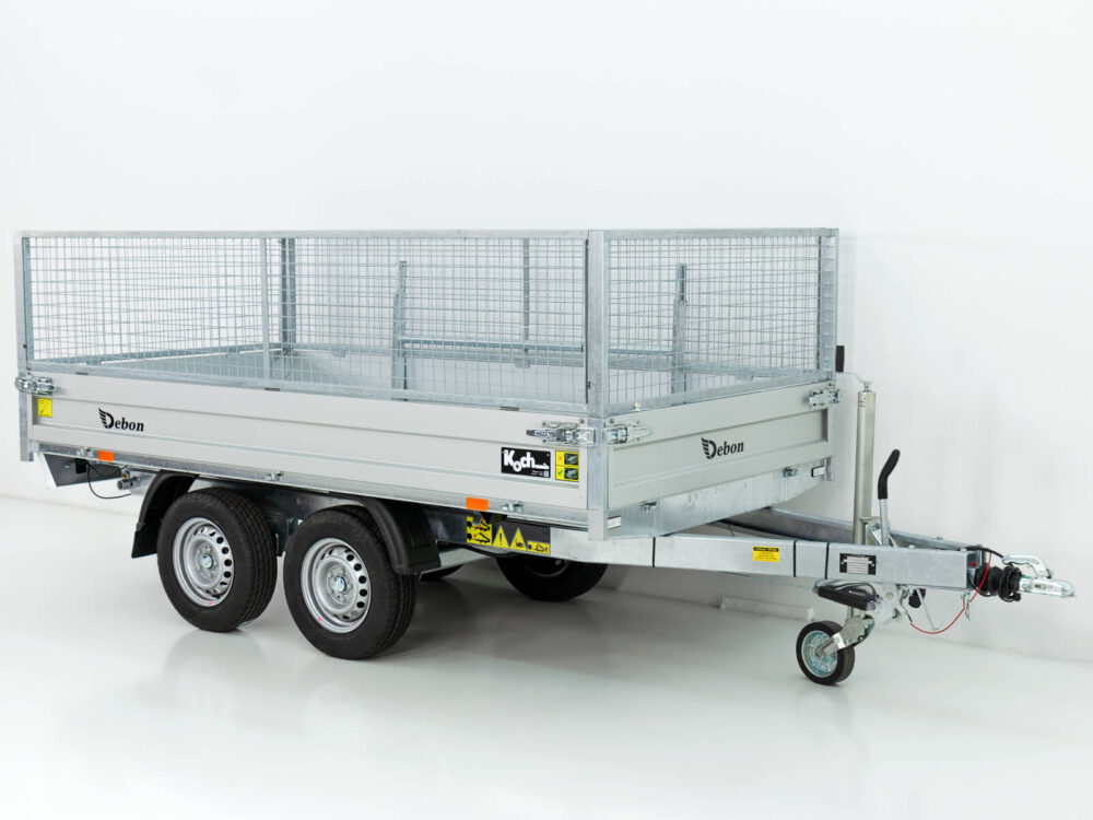 Debon Heckkipper DK 155x305cm 2,0t|E-Pumpe|Gitter|Aktion