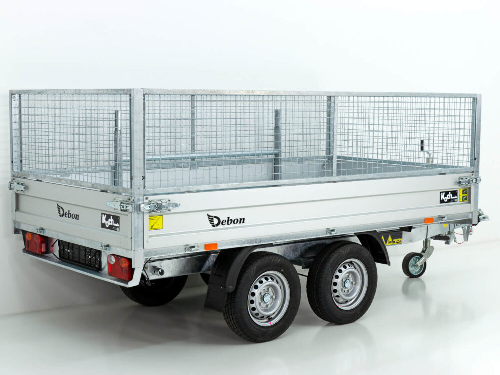 Debon Heckkipper DK 155x305cm 2,0t|E-Pumpe|Gitter|Aktion