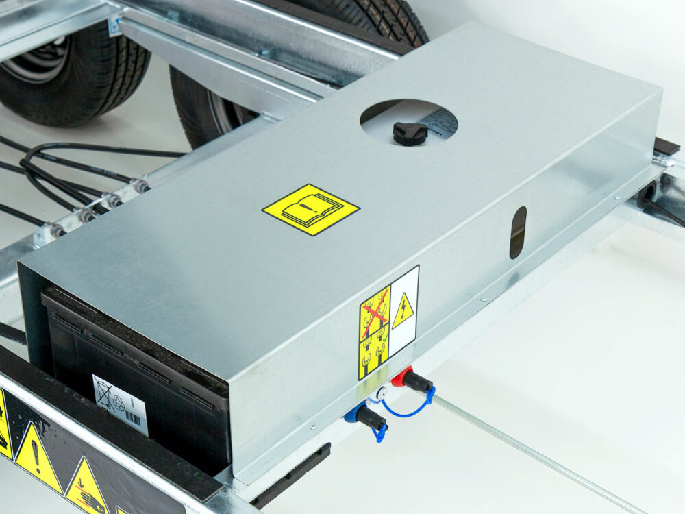 Debon Heckkipper DK 155x305cm 2,0t|E-Pumpe|Gitter|Aktion