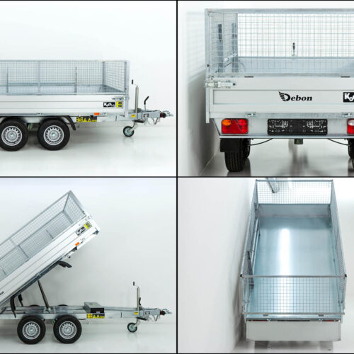 Debon Heckkipper DK 155x305cm 2,0t|E-Pumpe|Gitter|Aktion