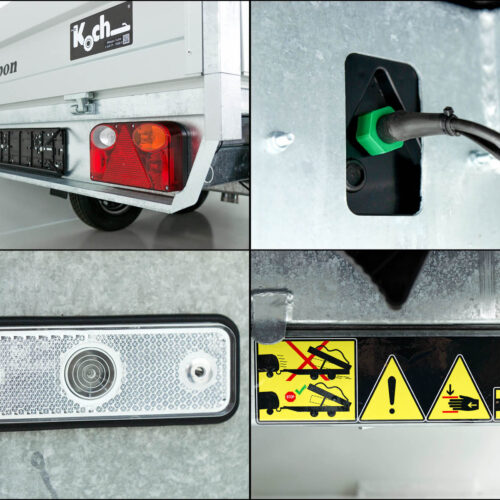 Debon Heckkipper DK 155x305cm 2,0t|E-Pumpe|Gitter|Aktion