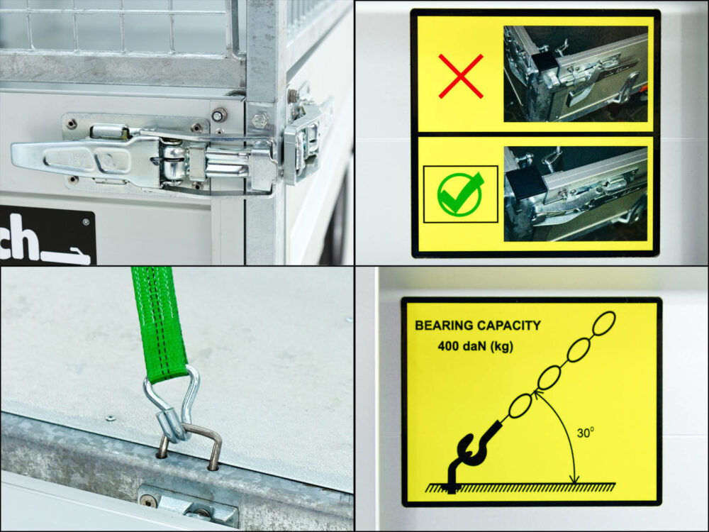 Debon Heckkipper DK 155x305cm 2,0t|E-Pumpe|Gitter|Aktion