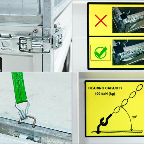 Debon Heckkipper DK 155x305cm 2,0t|E-Pumpe|Gitter|Aktion