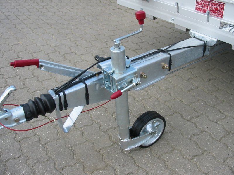 Schwerlast-Stützrad mit Klemmschelle Ø60mm Stützrad-Rohrdurchmesser