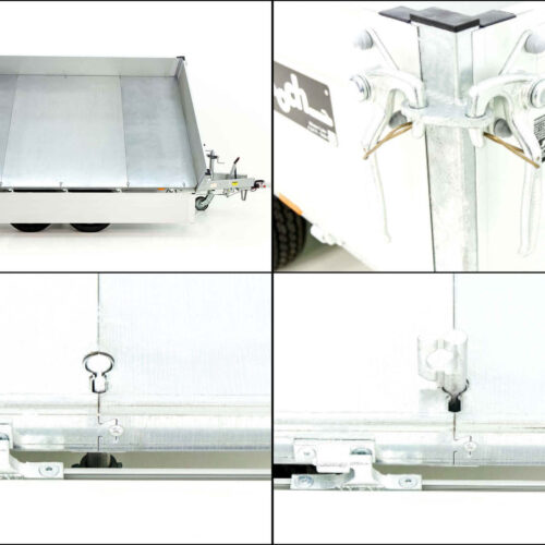 Unsinn Dreiseitenkipper UDK Profi 175x306cm 2,6t|E-Pumpe|Rampentunnel