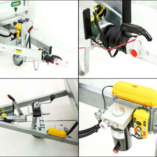 Unsinn Dreiseitenkipper UDK Profi 175x306cm 2,6t|E-Pumpe|Rampentunnel