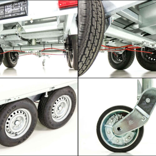 Unsinn Dreiseitenkipper UDK Profi 175x306cm 2,6t|E-Pumpe|Rampentunnel