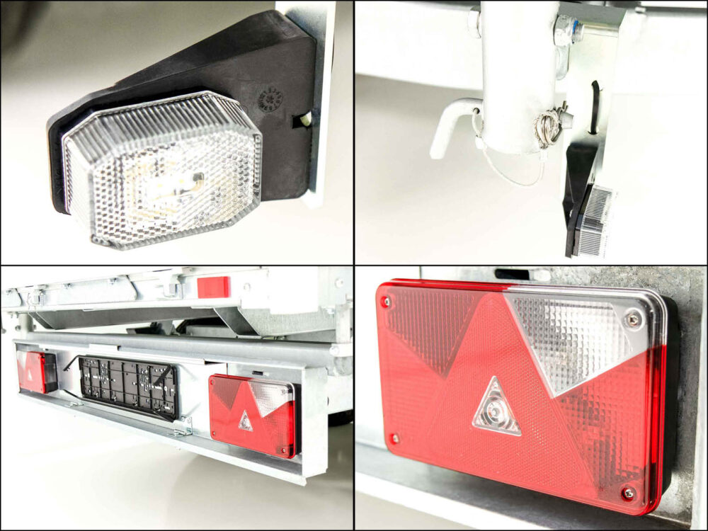 Unsinn Dreiseitenkipper UDK Profi 175x306cm 2,6t|E-Pumpe|Rampentunnel