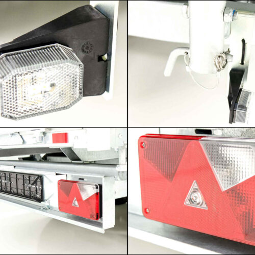 Unsinn Dreiseitenkipper UDK Profi 175x306cm 2,6t|E-Pumpe|Rampentunnel