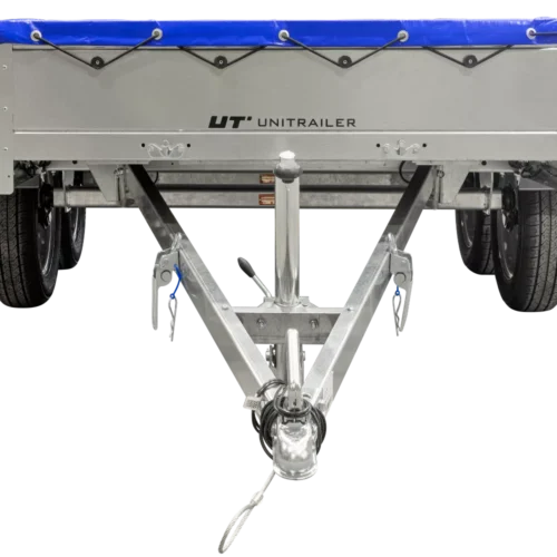 Garden Trailer 264/2 Kipp Mit Stützrad, Planenträger Und Blauer Flachplane-Neu