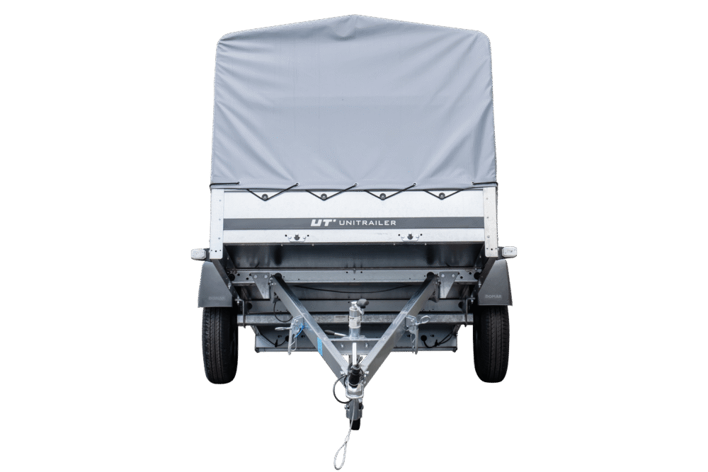Anhänger Pkw 230×125 Garden Trailer 230 KIPP Unitrailer 750 kg mit Stützrad, Hochplane und Hochspriegel-Neu