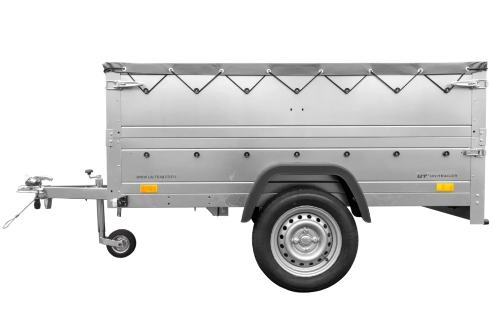 Anhänger kippbar Garden Trailer 201 KIPP mit zusätzlichen Bordwänden, Stützrad und Flachplane-Neu