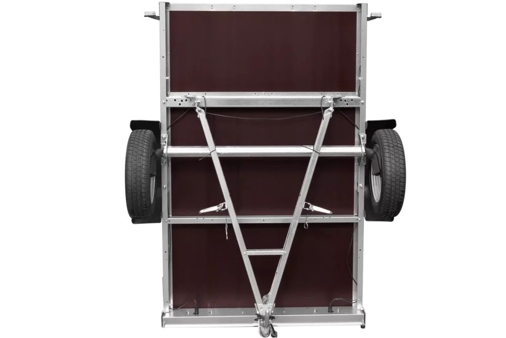 Anhänger mit Plane Garden Trailer 201 KIPP [mit Stützrad, blauer Hochplane und Hochspriegel]-Neu