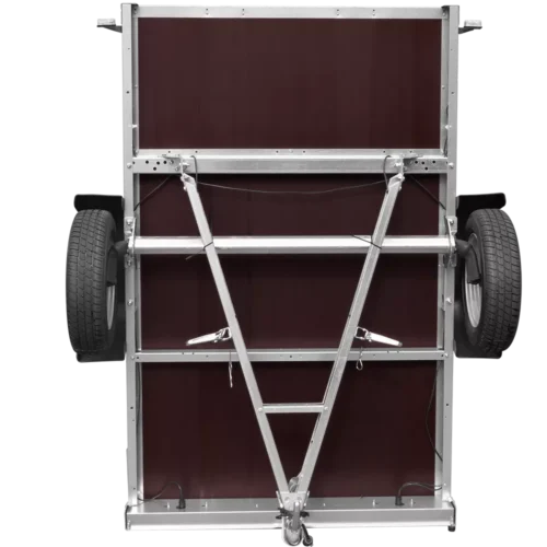 Anhänger mit Plane Garden Trailer 201 KIPP [mit Stützrad, blauer Hochplane und Hochspriegel]-Neu