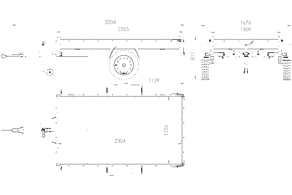 Einachsanhänger Unitrailer Garden Trailer 230 FD 230 x 125 cm mit Starrdeichsel 750 KG-Neu7 Einachsanhänger Unitrailer Garden Trailer 230 FD 230 x 125 cm mit Starrdeichsel 750 KG-Neu