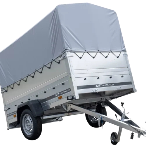 Führerschein B Anhänger Garden Trailer 230 KIPP mit Stützrad, zusätzlichen Bordwänden, Hochplane und Hochspriegel H800-Neu