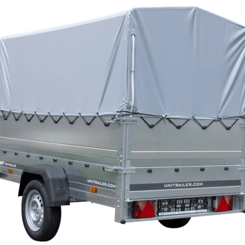 Führerschein B Anhänger Garden Trailer 230 KIPP mit Stützrad, zusätzlichen Bordwänden, Hochplane und Hochspriegel H800-Neu