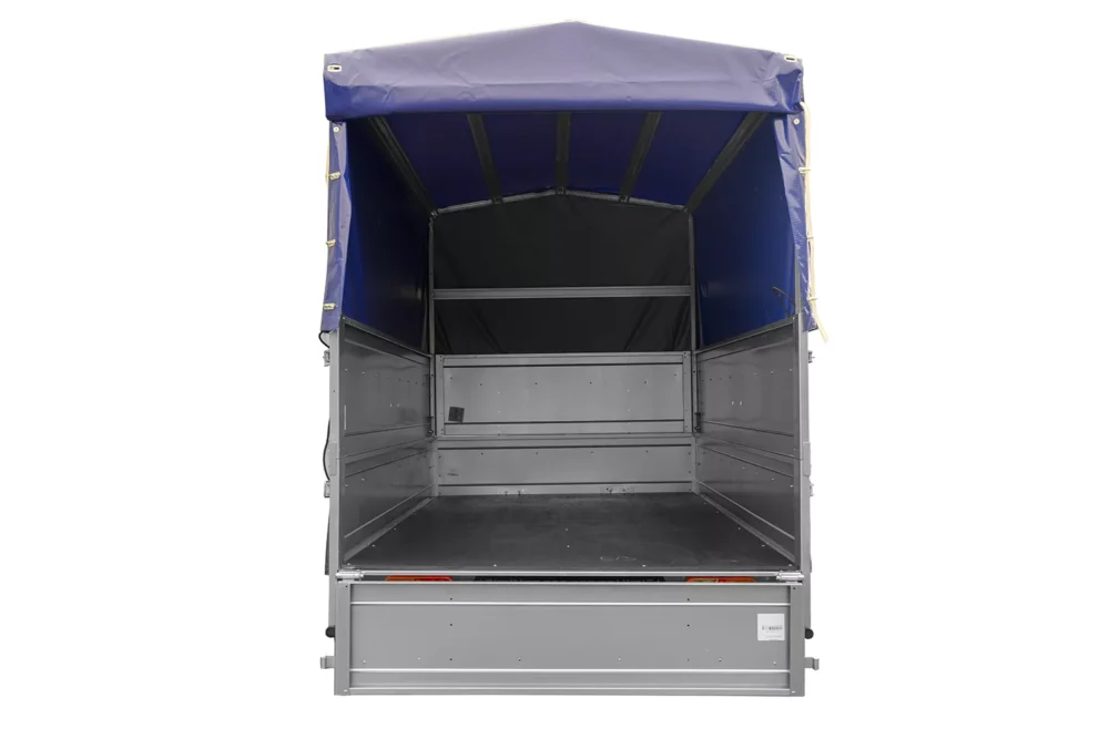 Führerschein B Anhänger Garden Trailer 230 KIPP mit Stützrad, zusätzlichen Bordwänden, Hochplane und Hochspriegel H800-Neu