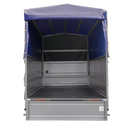 Führerschein B Anhänger Garden Trailer 230 KIPP mit Stützrad, zusätzlichen Bordwänden, Hochplane und Hochspriegel H800-Neu