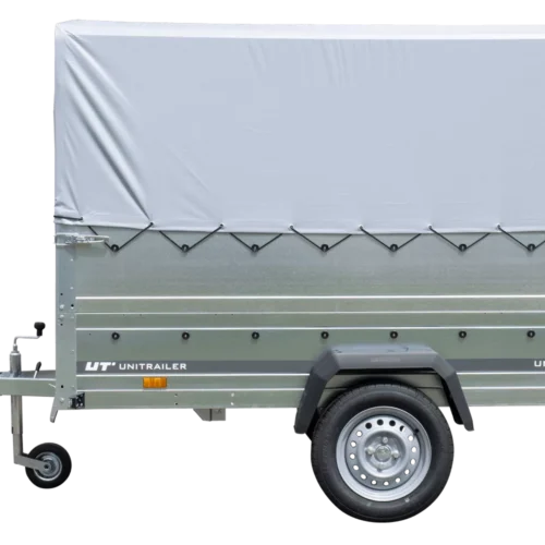 Führerschein B Anhänger Garden Trailer 230 KIPP mit Stützrad, zusätzlichen Bordwänden, Hochplane und Hochspriegel H800-Neu