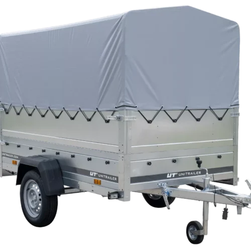 Führerschein B Anhänger Garden Trailer 230 KIPP mit Stützrad, zusätzlichen Bordwänden, Hochplane und Hochspriegel H800-Neu