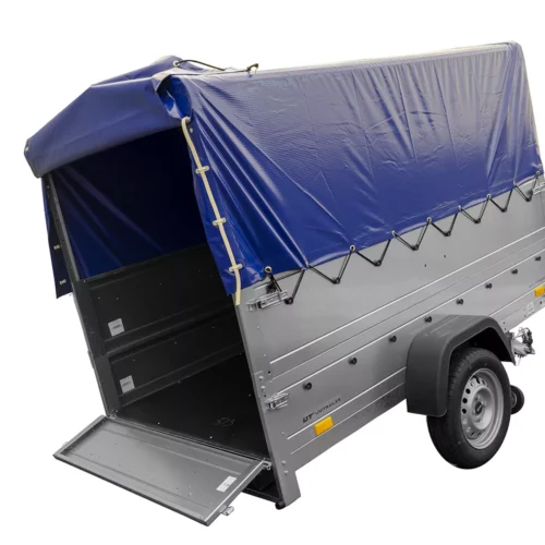 Führerschein B Anhänger Garden Trailer 230 KIPP mit Stützrad, zusätzlichen Bordwänden, Hochplane und Hochspriegel H800-Neu