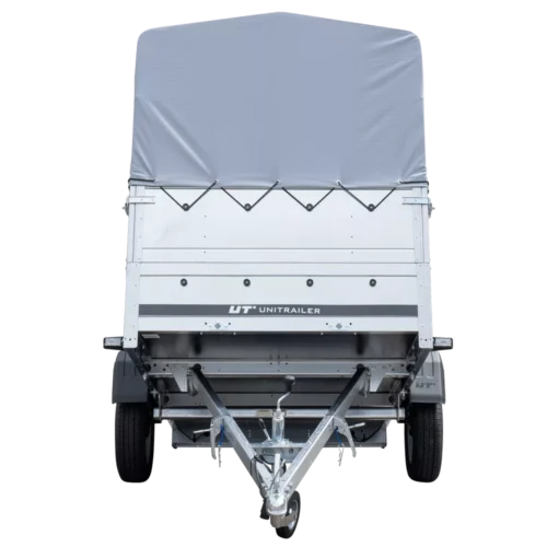 Führerschein B Anhänger Garden Trailer 230 KIPP mit Stützrad, zusätzlichen Bordwänden, Hochplane und Hochspriegel H800-Neu