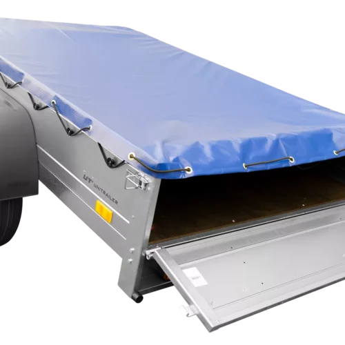 Garden Trailer 201 KIPP mit Flachplane, Stützrad und Planenträgern-Neu