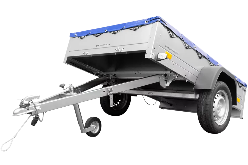 Garden Trailer 201 KIPP mit Flachplane, Stützrad und Planenträgern-Neu